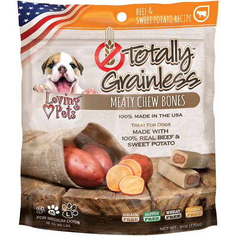 Totally Grainless Meaty Chewy Bones For Medium Dogs 6oz