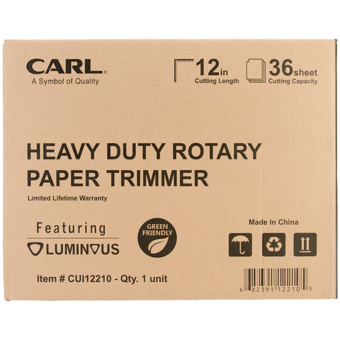 Carl Heavy-Duty Rotary Trimmer 12&quot;