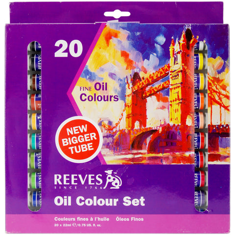Reeves Oil Colour 22ml 20/Pkg