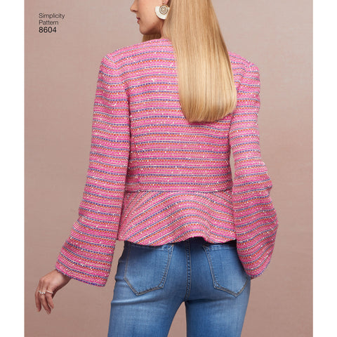 Simplicity Threads Magazine Misses Lined Jacket