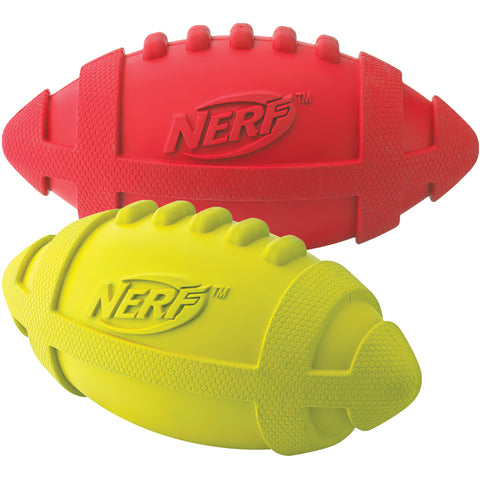 Nerf Squeaker Football 7" 2/Pkg