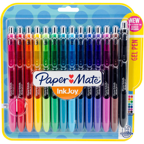 Paper Mate Inkjoy Gel Pens .7mm 14/Pkg
