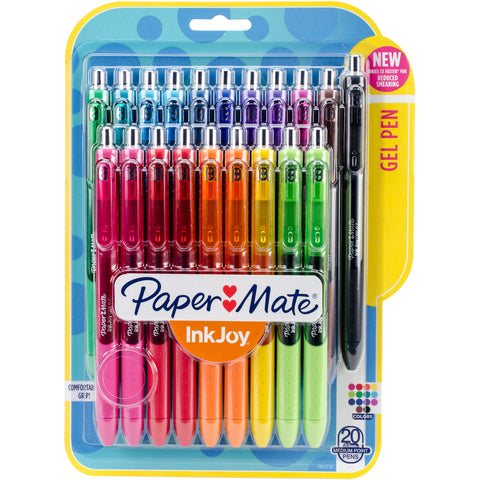 Paper Mate Inkjoy Gel Pens .7mm 20/Pkg