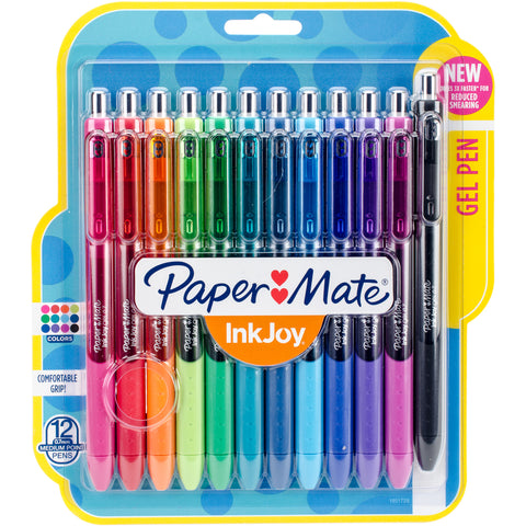Paper Mate Inkjoy Gel Pens .7mm 12/Pkg