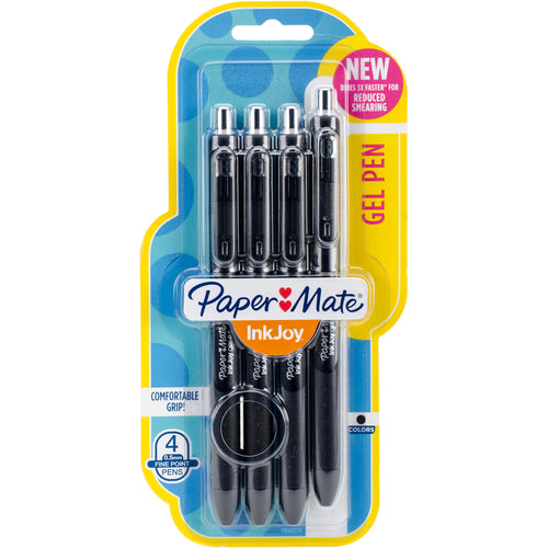 Paper Mate Inkjoy Gel Pens .5mm 4/Pkg