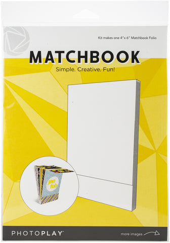 PhotoPlay Matchbook 4"X6"