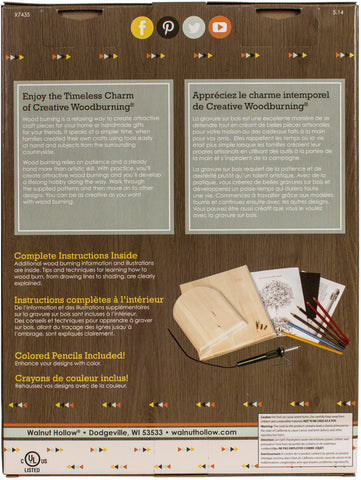 Deluxe Woodburning Craft Kit