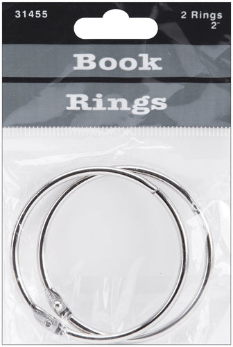 Book Rings 2&quot; 2/Pkg