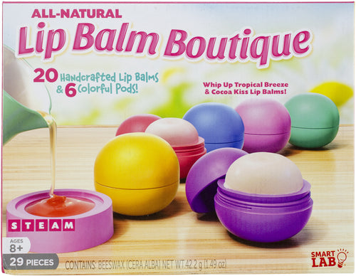 SmartLab All Natural Lip Balm Boutique Kit & Book