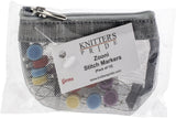 Knitter's Pride Zooni Stitch Markers W/Colored Beads 12/Pkg