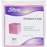 Square Fabric Storage Cube 10.5"X10.5"X11"