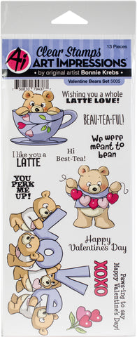 Art Impressions Valentines Clear Stamps