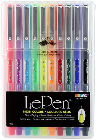 Le Pen Neon Set 10/Pkg