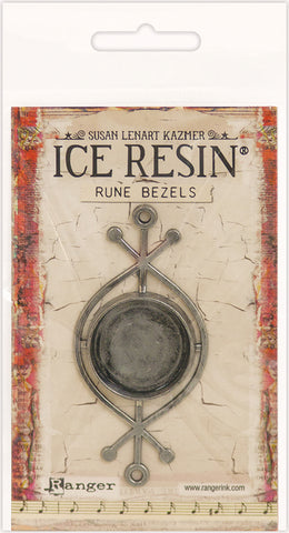 Ice Resin Rune Bezel Round