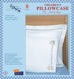 Jack Dempsey Children's Stamped Pillowcase W/Perle Edge