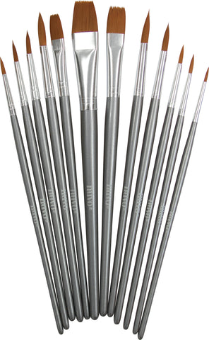 Nuvo Paint Brushes 12/Pkg