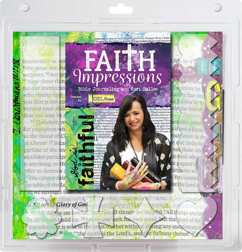 Gel Press Faith Impressions Gel Plates & Devotional Kit