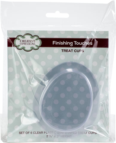 Creative Expressions Egg Shaped Treat Cups 6/Pkg