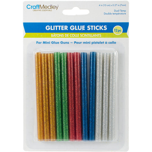 Craft Medley Dual-Temp Mini Glitter Glue Sticks