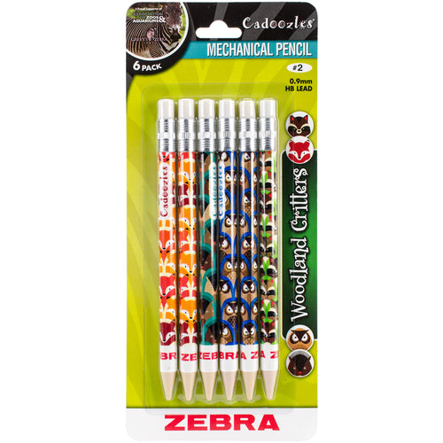 Cadoozles Mechanical Pencils 6/Pkg