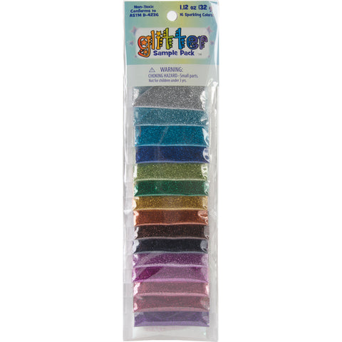 Glitter Sample Pack 2g 16/Pkg