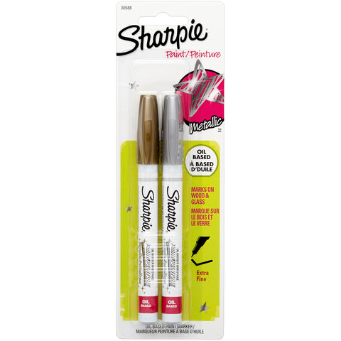 Sharpie Extra Fine Oil-Based Paint Markers 2/Pkg