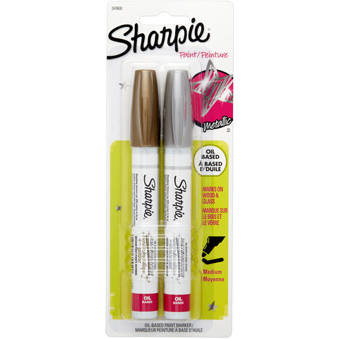 Sharpie Medium Point Oil-Based Paint Markers 2/Pkg