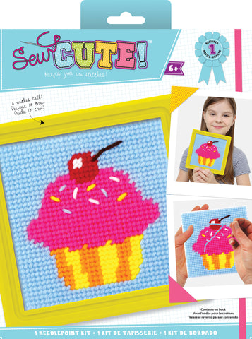 Sew Cute! Cupcake Needlepoint Kit
