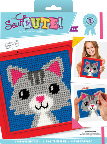 Sew Cute! Lola Cat Needlepoint Kit