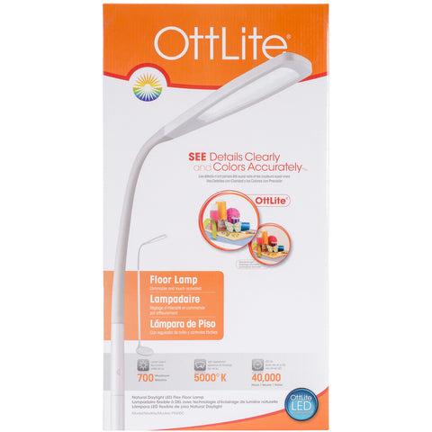 OttLite LED Flex Floor Lamp