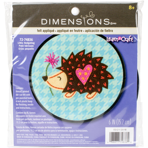 Dimensions/Learn-A-Craft Felt Applique Kit 6" Round