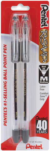 Pentel R.S.V.P. Medium Ballpoint Pens 2/Pkg