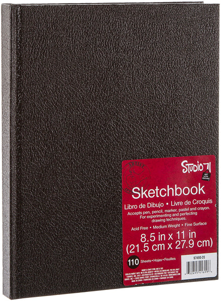 3 x Studio 71 Sketch Book 8.5X11-110 Sheets