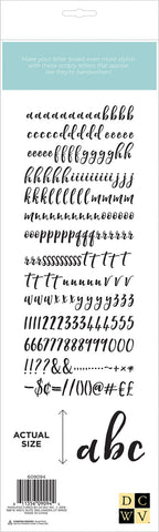 DCWV Letterboard Letters & Characters 2" 213/Pkg