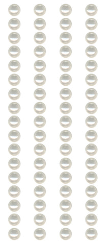 Mark Richards Crystal Stickers Pearls 5mm Round 68/Pkg