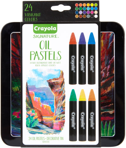 Crayola Signature Oil Pastels W/Tin