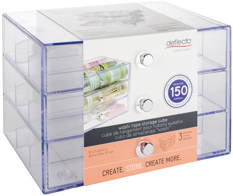 Deflecto Washi Tape Storage Cube