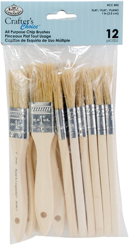 Crafter's Choice 1" Chip Brushes