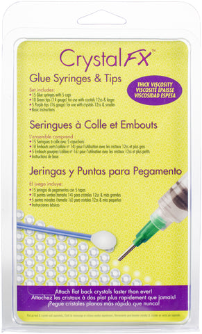 Glue Syringes To Attach Flatbacks 15/Pkg
