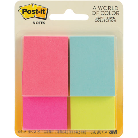Post-It Notes 1.5"X2" 4/Pkg
