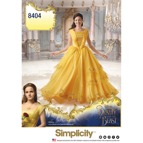 Simplicity Disney Beauty & The Beast Belle Misses Costume