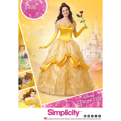 Simplicity Disney Princess Belle Misses Costume