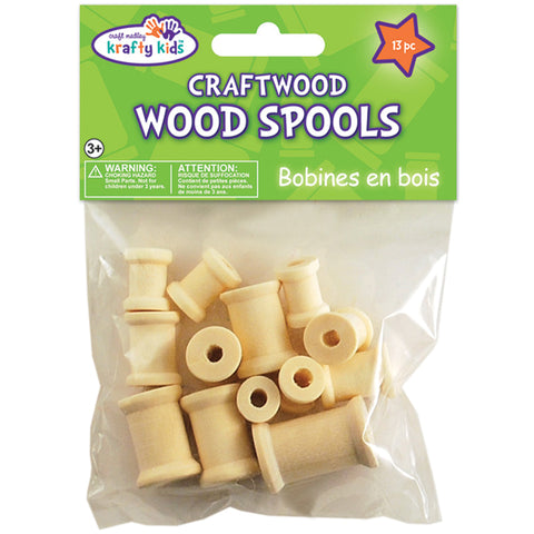 Craftwood Spools Assorted 13/Pkg