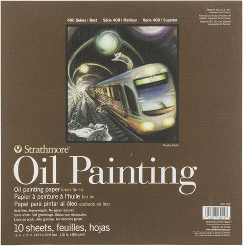 Strathmore 400 Series Oil Painting Pad 12"X12"
