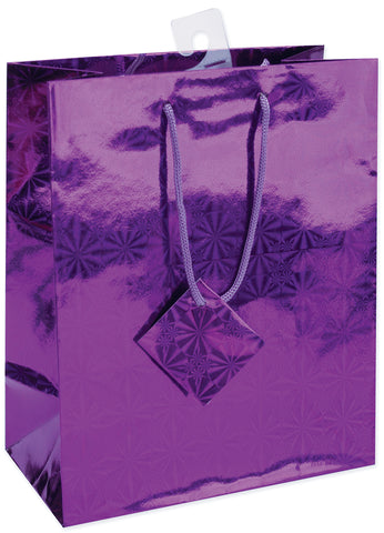 Holographic Glossy Gift Bags 7"X9" Assortment