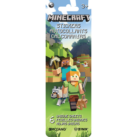SandyLion Minecraft Flip Pack Stickers 6/Sheet