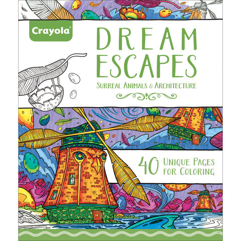 Crayola Escapes Coloring Book 8"X10"