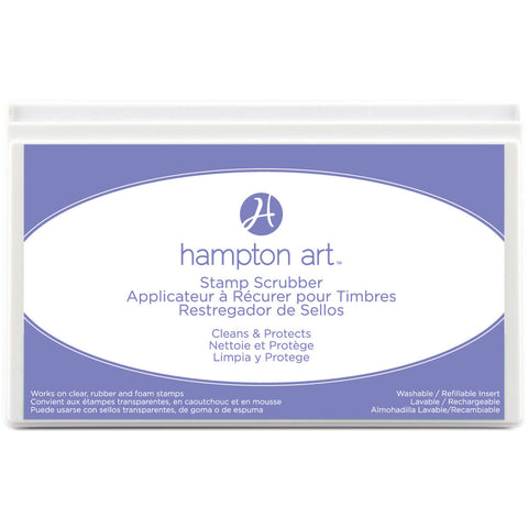 Hampton Art Stamp Scrubber Cleaning Pad & Case 7.5"X4.5"