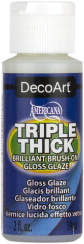Triple Thick Brilliant Brush-On Gloss Glaze 2oz