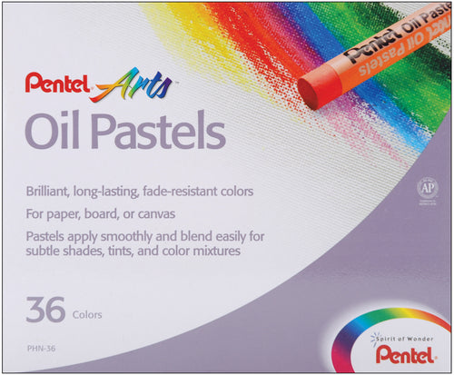 Pentel Arts Oil Pastels 36/Pkg
